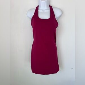 Halara Red Dress with Clip Back Straps. Size M